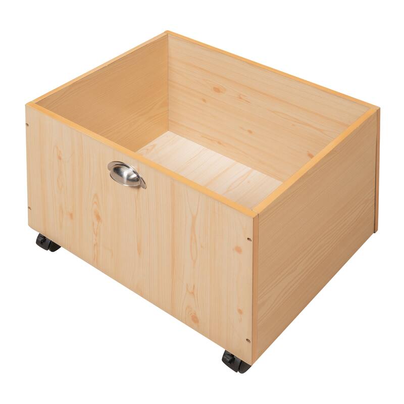 Twin Loft Bed with Climbing Frame, Slide, and Storage Boxes
