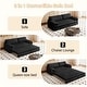 preview thumbnail 27 of 82, 66" Queen Pull Out Sofa Bed, 3-in-1 Convertible Sleeper Sofa with Side Storage