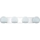 preview thumbnail 1 of 5, Tyleigh 4-Light Polished Chrome Vanity Light