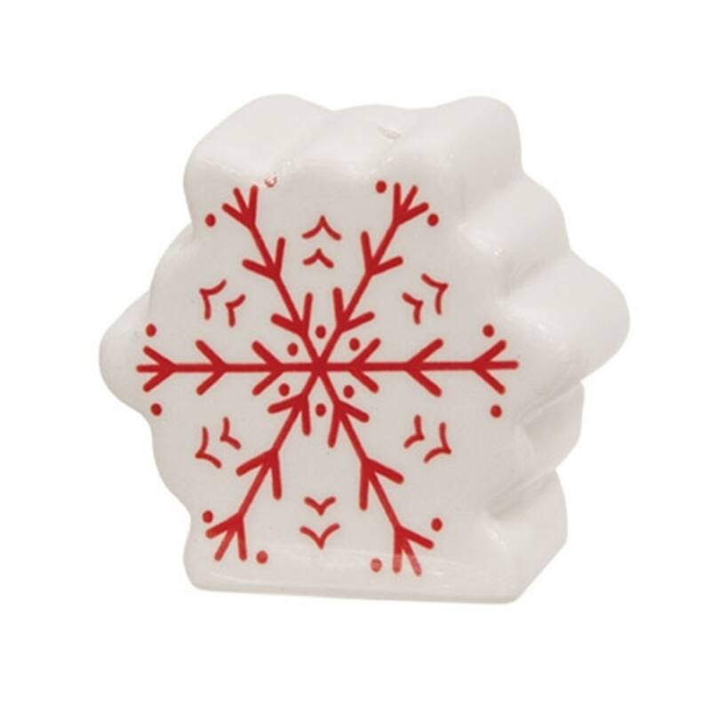 2/Set - Ceramic Santa & Snowflake Salt & Pepper Shakers - Multi