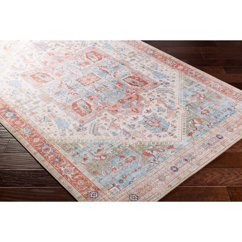 Livabliss Mitika Vintage Medallion Area Rug