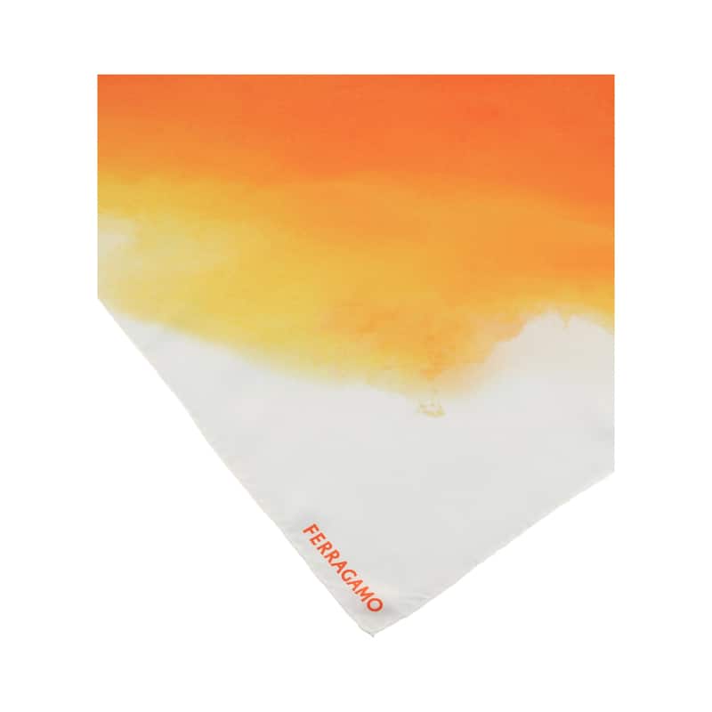 Ferragamo Gradient Tie-Dye Silk Bandeau