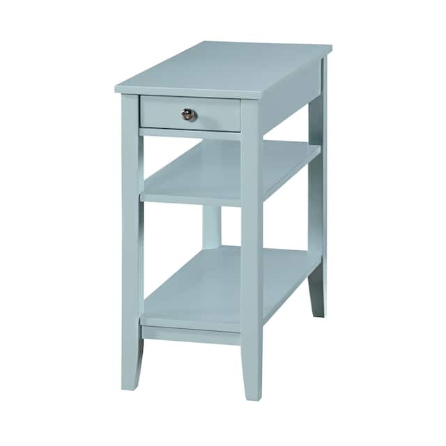 Copper Grove Aubrieta1 Drawer Chairside End Table with Shelves
