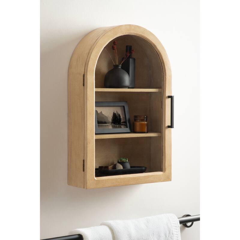 Kate and Laurel Arcott Arch Wall Cabinet