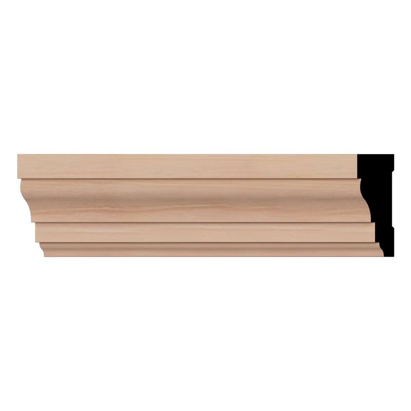 WM366 11/16-in D x 2-1/4-in W x 96-in L Americraft Solid Hardwood Stain Grade Colonial Casing Moulding - Cherry