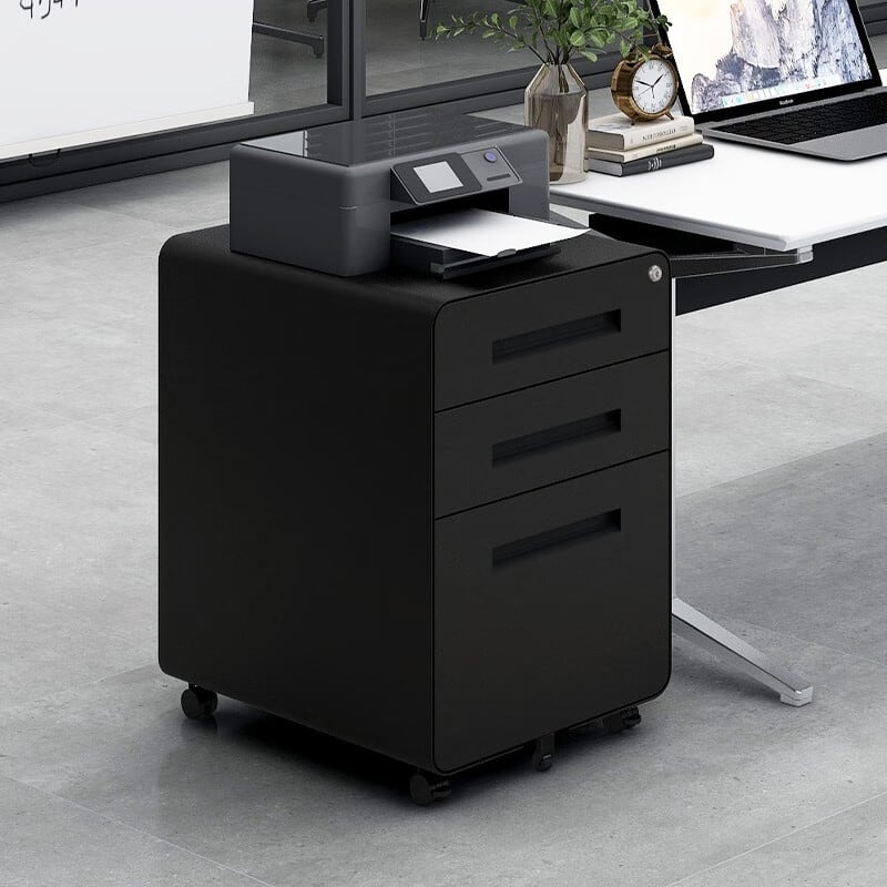 3 Drawer Mobile File Cabinet Under Desk Office,Simple Style Versatile Storage Cabinet for Legal/Letter/A4 Files