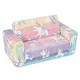 preview thumbnail 2 of 4, 2-in-1 Toddler Couch Foam Kids Convertible Sofa Toddler Couch Lounger
