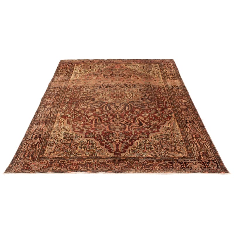 ECARPETGALLERY Hand-knotted Sarabi Copper Wool Rug - 8'9 x 11'2