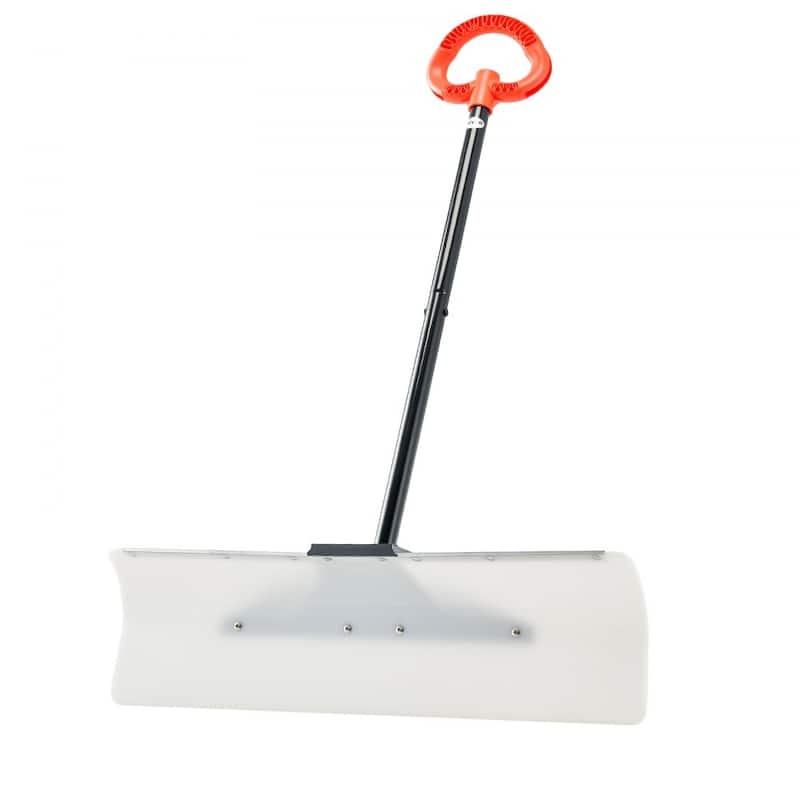 Plastic Snow Shovel with Widened Blade and Textured Anti-Slip Handle for Easy Snow Removal