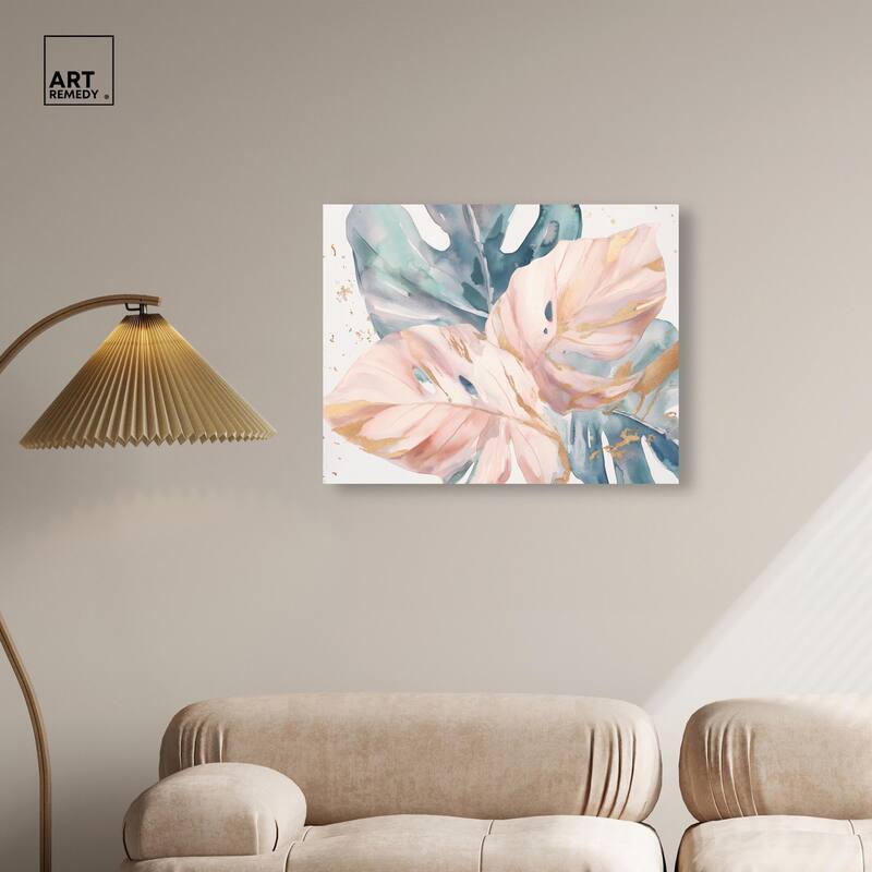 Golden Spritz Canvas by Art Remedy, Gallery Wrapped