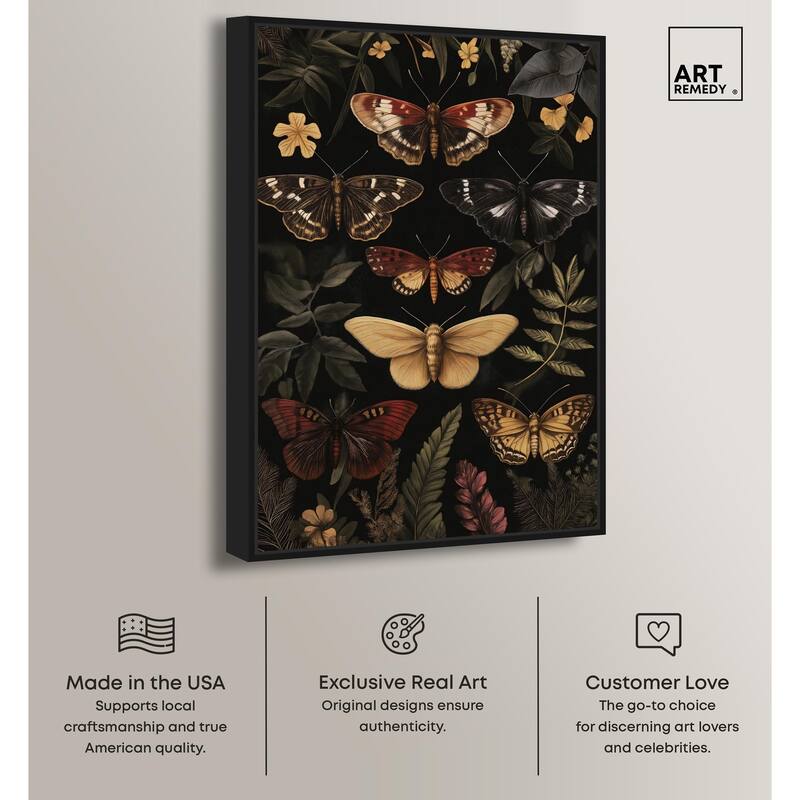 Winged Visitors III Canvas by Art Remedy