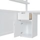 preview thumbnail 13 of 27, Wooden Full Size Loft Bed with Desk, Wardrobe, Storage Shelves and Drawers, for Kids Teens Adults Bedroom, Wood Bedframe