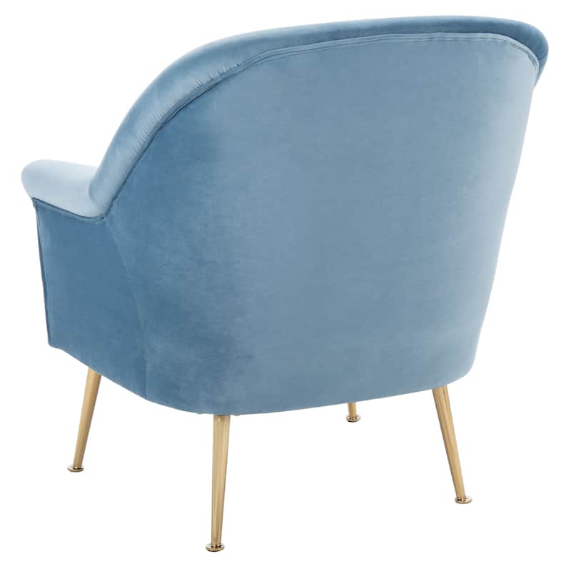 SAFAVIEH Edina Accent Chair - 29.5" W x 30.7" L x 32.9" H - 30Wx31Dx33H