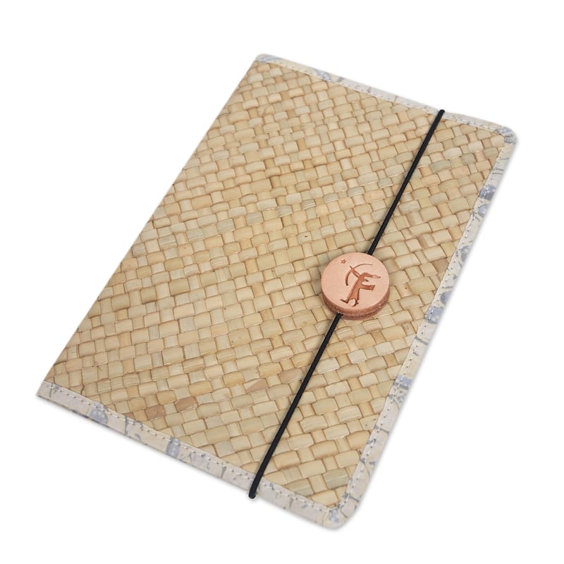 Novica Handmade Archers Memories Natural Fiber Journal