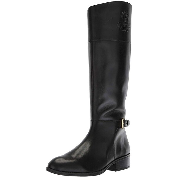 lauren ralph lauren madisen wide calf riding boots