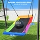 preview thumbnail 17 of 20, Trekassy 700lb Giant 60" Platform Tree Swing, Saucer Swing sets for backyard