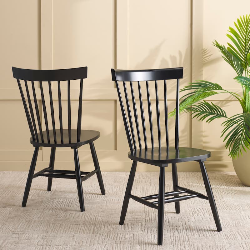 SAFAVIEH HOME Novalyn Spindel Dining Chairs (Set of 2) - 21"W x 21"D x 36"H