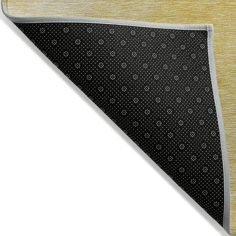 Machine Washable Indoor/ Outdoor Abstract Chantille Rug