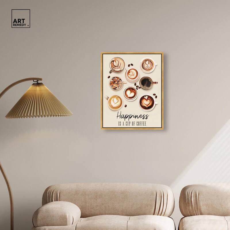 68945 Coffee Cup Collection Canvas by Art Remedy