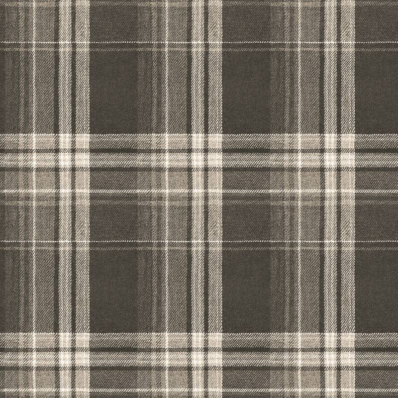 Faux Effects Linnett Saranac Dark Brown Flannel 33' L X 20.5 W Wallpaper Roll