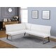 preview thumbnail 1 of 1, Somette Amelia Reversible Nook in White