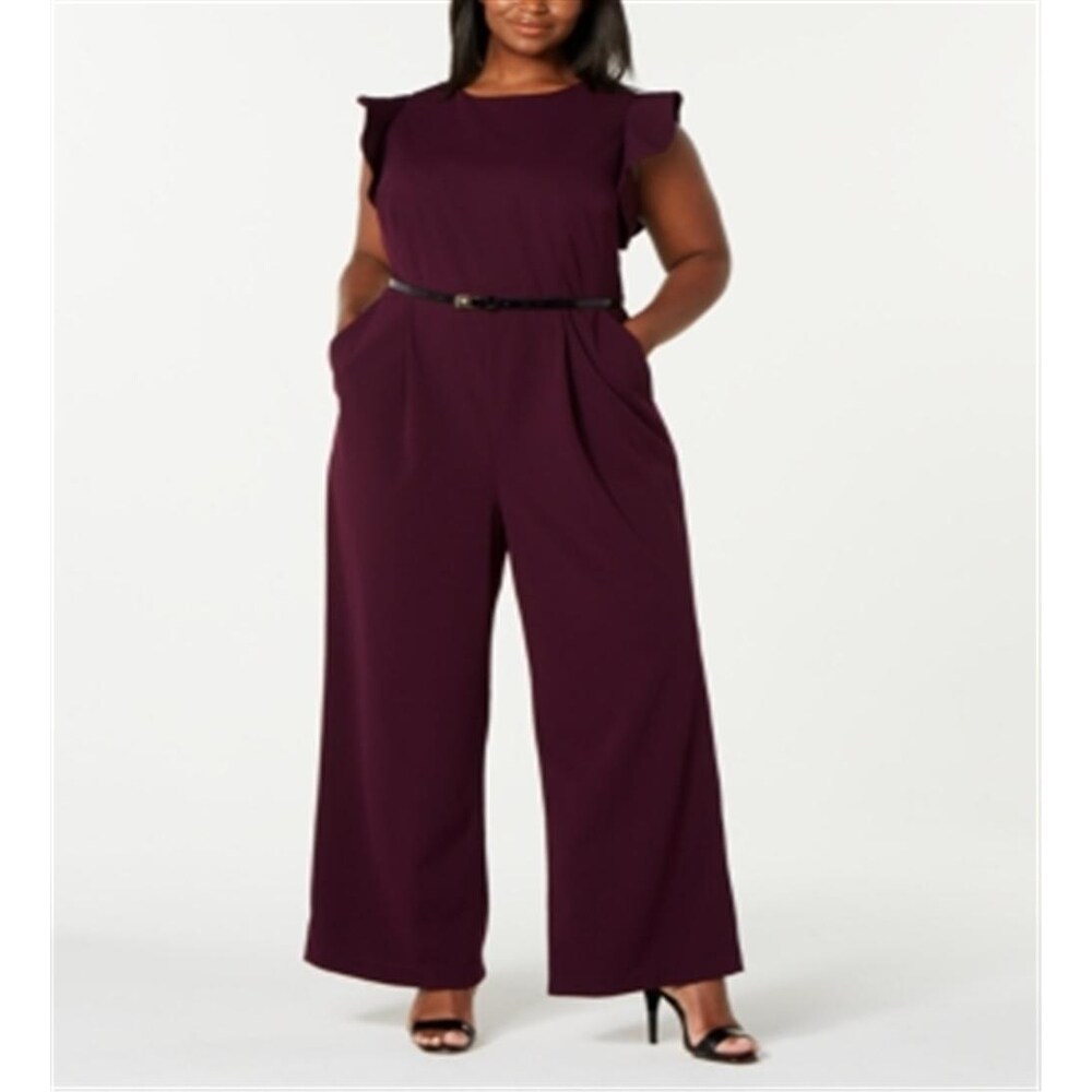 Calvin klein purple jumpsuit discount