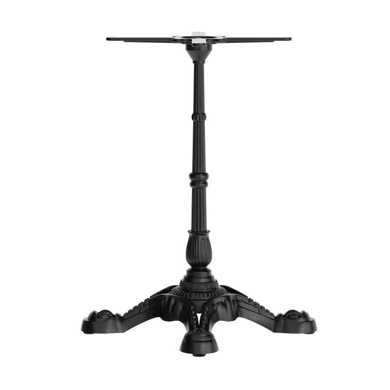 Commercial Indoor/Outdoor Cast Iron Bistro Table Base - 22.75"W x 22.75"D x 28.25"H