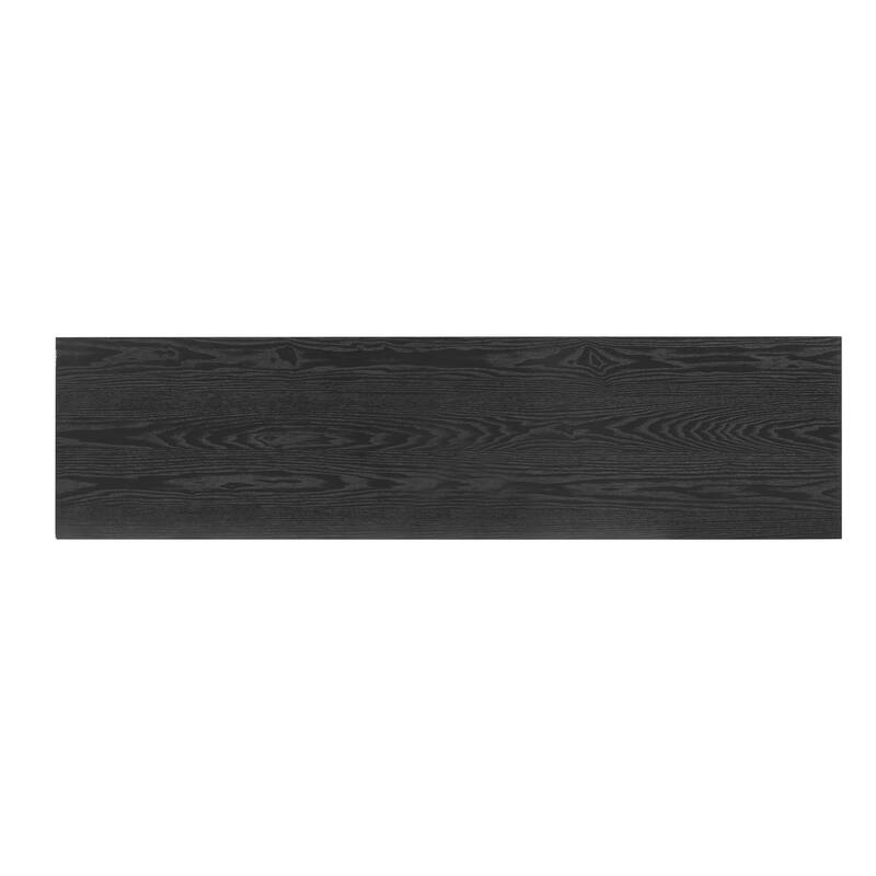 Functional 59" Console Table with Fireplace Design