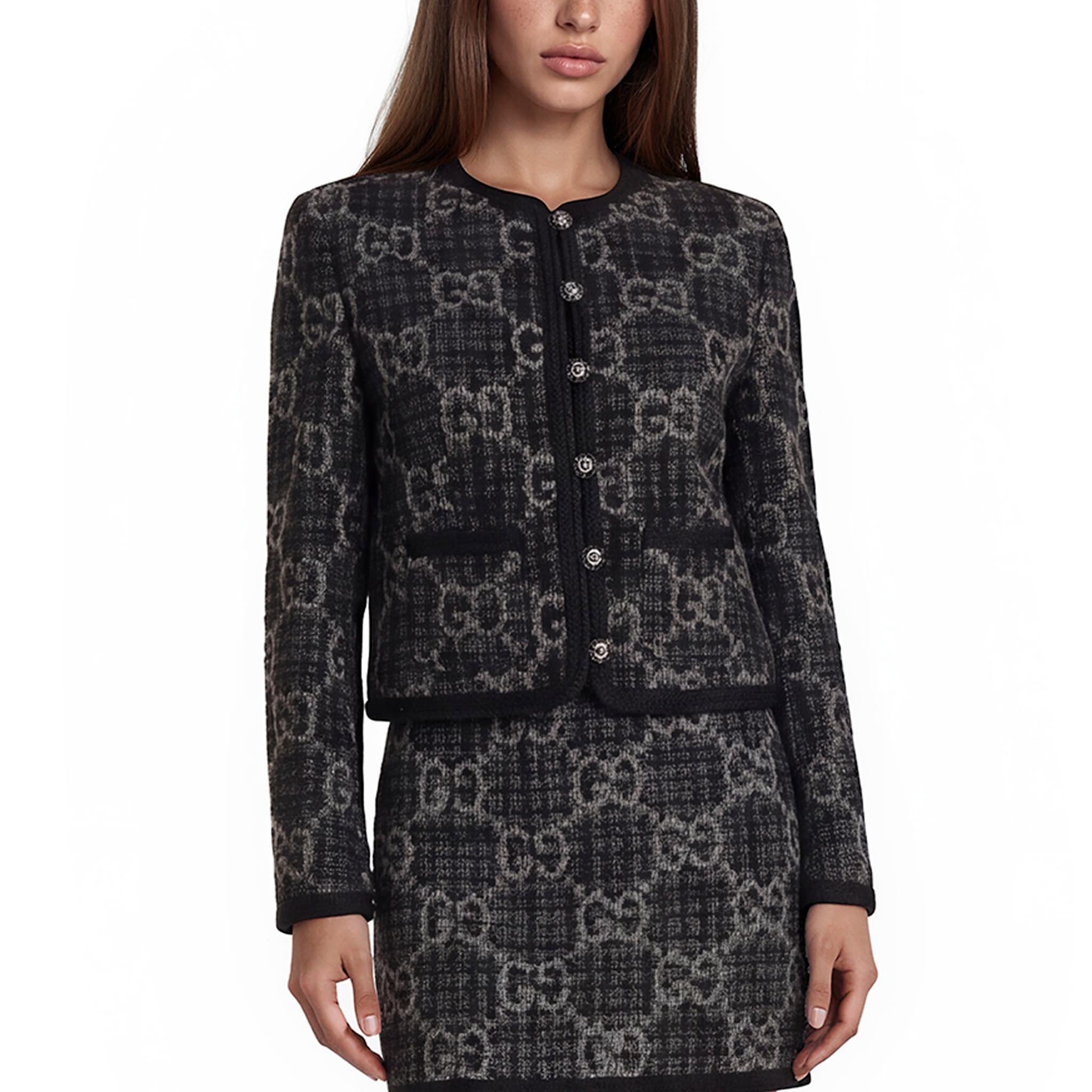 Gucci GG Tweed Wool Jacket
