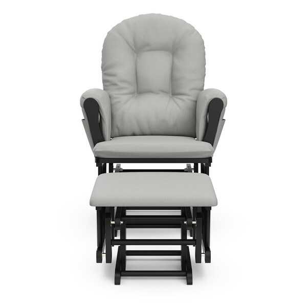 storkcraft premium hoop glider and ottoman