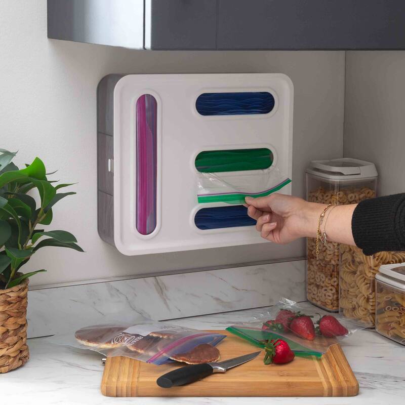 Kitchen Details 4 Compartment Storage Bag Organizer