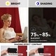 preview thumbnail 22 of 82, Deconovo 2-Pack Thermal Room Darkening Rod Pocket Curtains