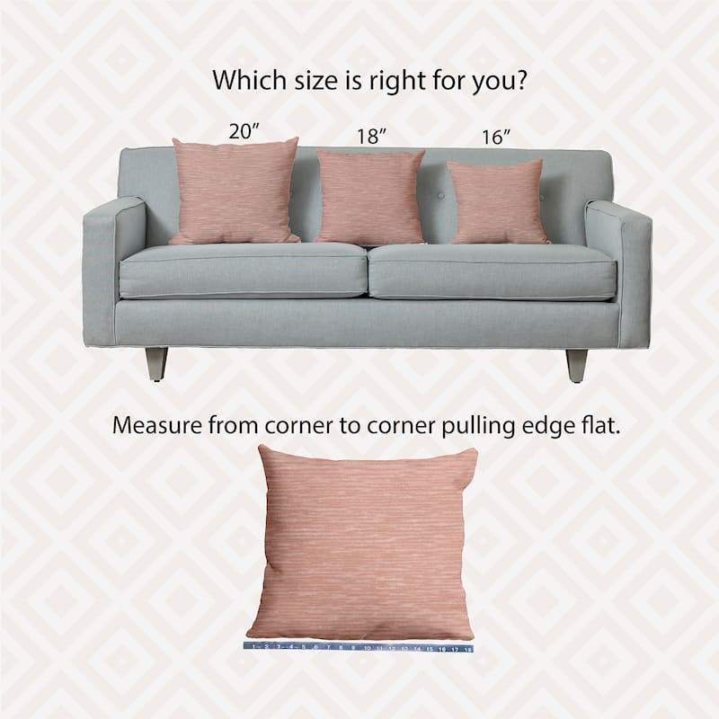 Marled Knit Decorative Indoor Pillow