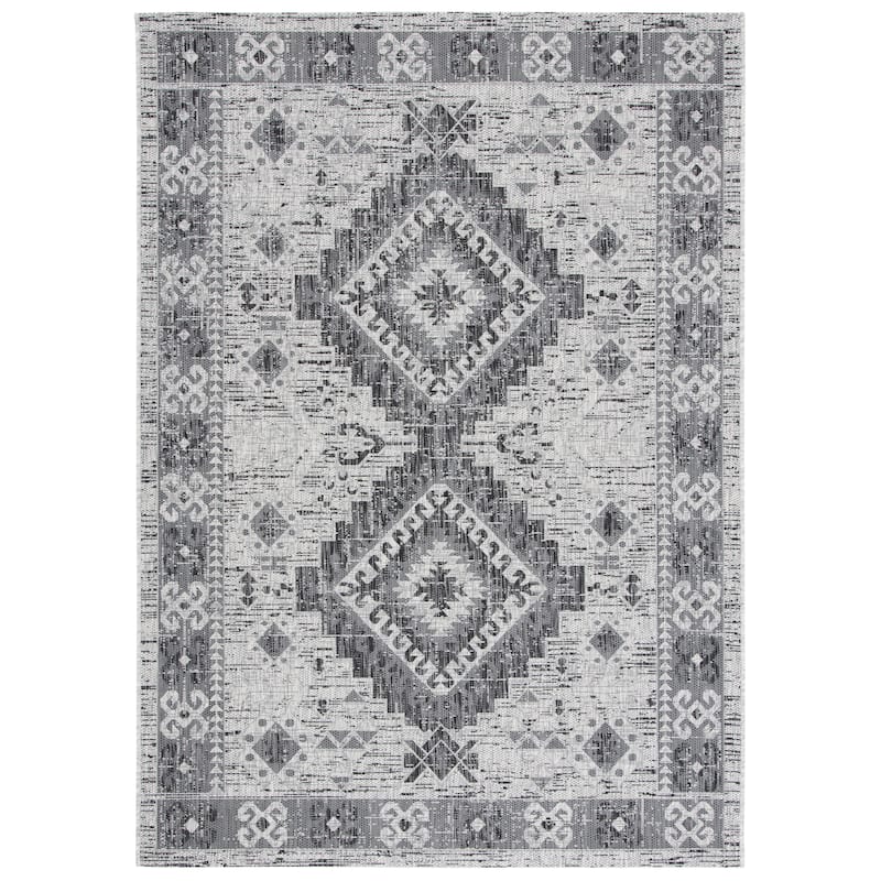 SAFAVIEH Courtyard Adrielle Outdoor Waterproof Patio Backyard Rug