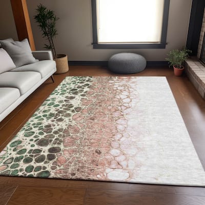 Premium Washable Super Soft Abstract Ombre Mayfield Rug