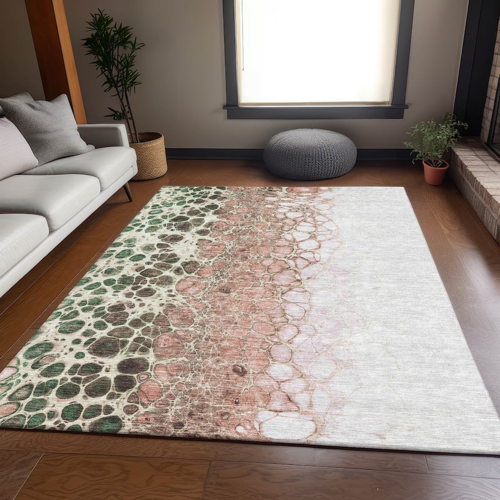 Premium Washable Super Soft Abstract Ombre Mayfield Rug