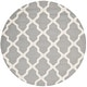 preview thumbnail 134 of 200, SAFAVIEH Handmade Cambridge Luisa Moroccan Trellis Wool Rug 10' Round - Silver/Ivory - Round