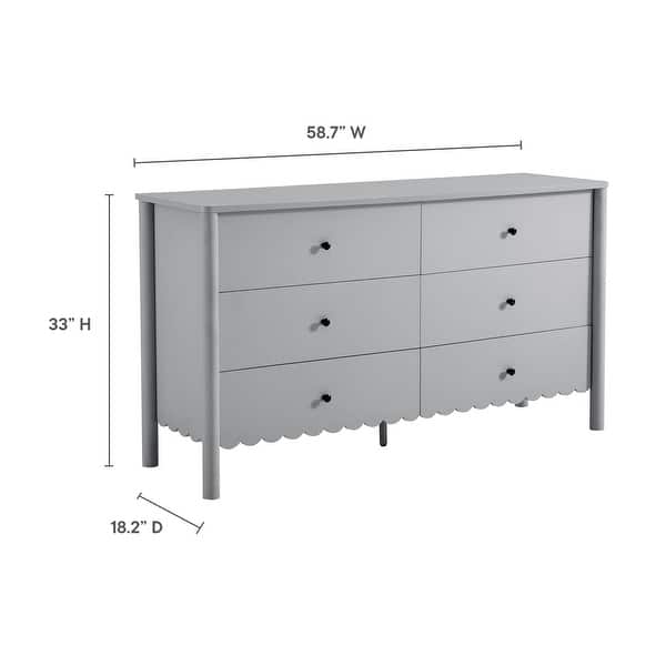 green scalloped dresser Alice's Scalloped Dresser – THE BEAUTIFUL BED COMPANY