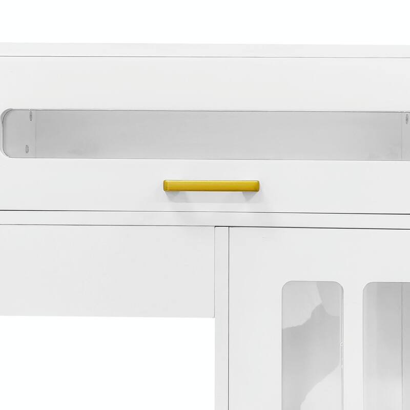 98.4" W Wall Unit Entertainment Center with Bookshelves - For TVs up to 80"