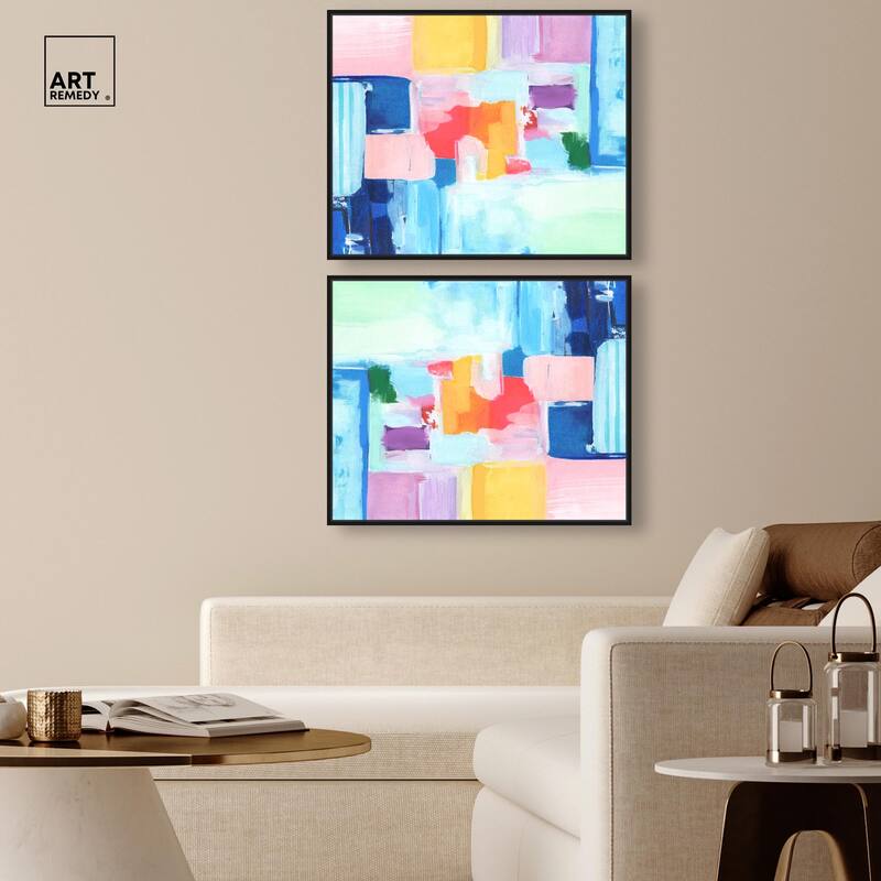 Navy Red Hustle Sneaker Canvas by Art Remedy