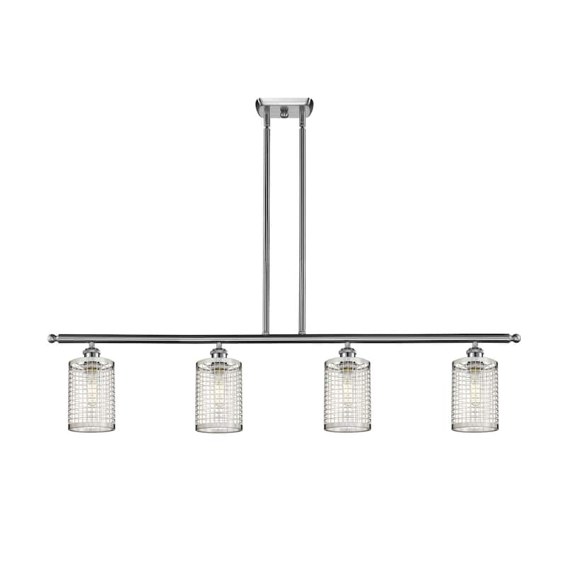 Innovations Lighting 516-4I-10-48 Nestbrook Linear Nestbrook 4 Light - Satin Nickel