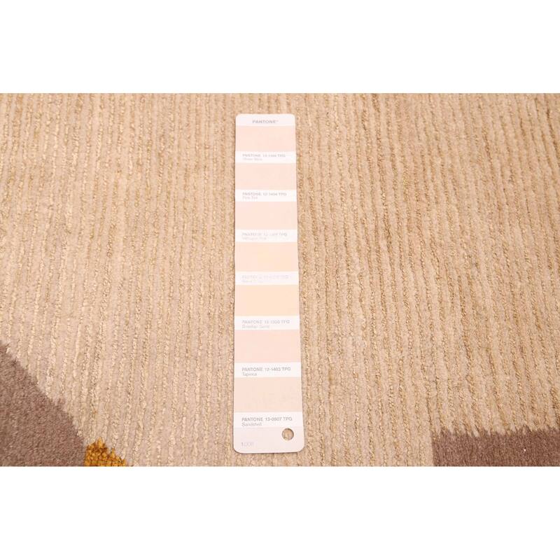 ECARPETGALLERY Hand-knotted Opulence Beige Silk, Wool Rug - 8'0 x 9'10