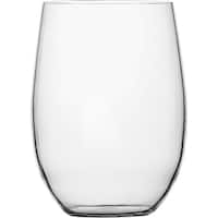 Vintage Drinking Glasses Elegant Drinkware (set of 4) - 5.04H x 3.15W x  1.97L