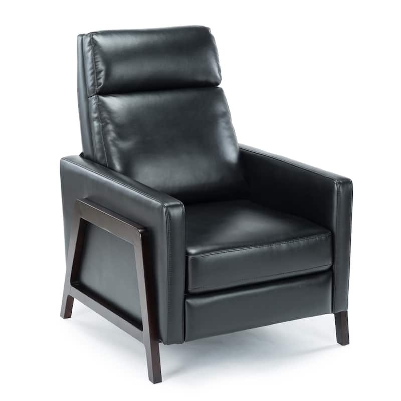 Madeline Push Back Recliner For Living Room - Black