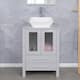 Option white ceramic square sink