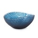 preview thumbnail 4 of 6, Allan Andrews Oceanic Wave Hand Blown Glass Bowl