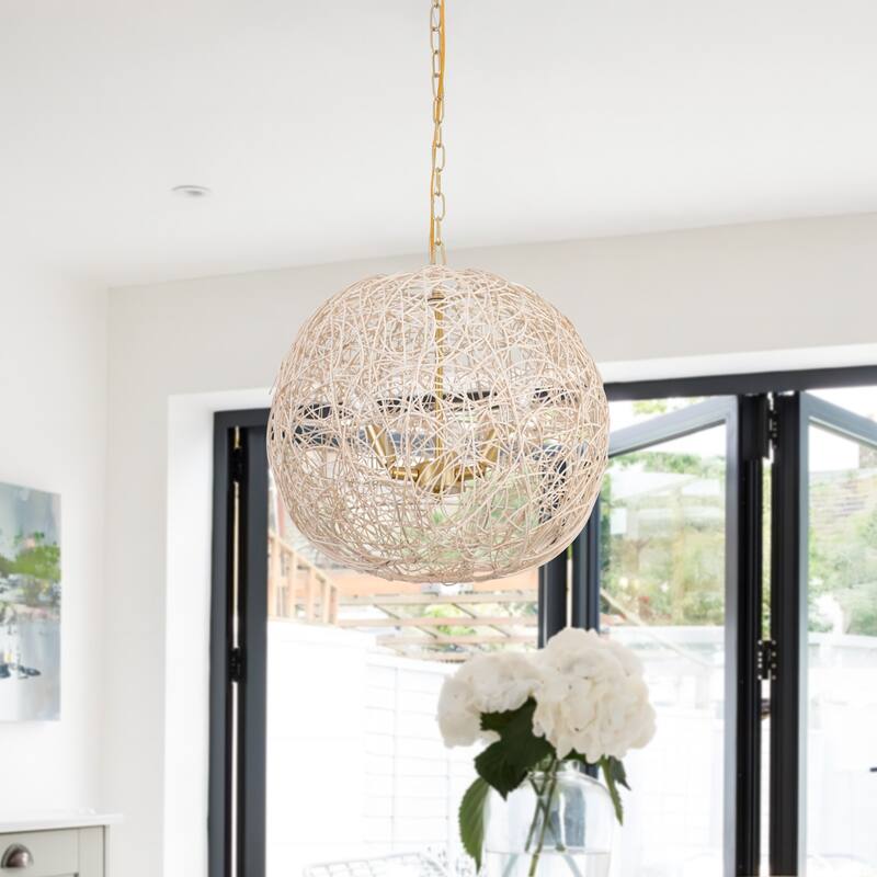 Maxax 3 - Light Dimmable Globe Chandelier
