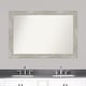 preview thumbnail 8 of 119, Dove Greywash Framed Non-Beveled Custom Wall Mirror, Bathroom Vanity Mirror