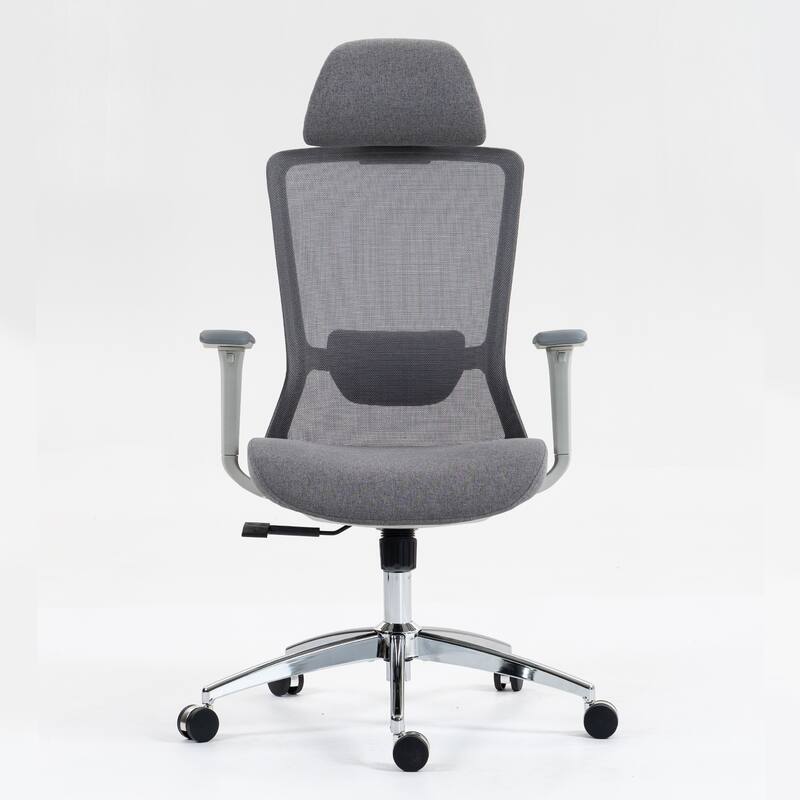 High Back Mesh Office Chair, Breathable Wide Mesh Seat&Seat Depth Adjustment