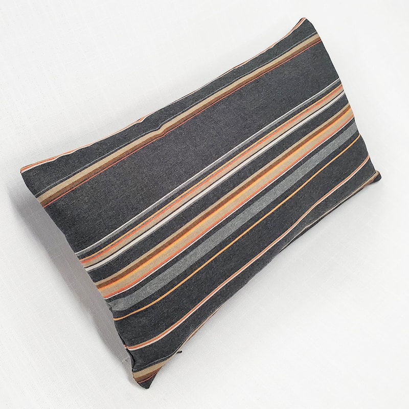 Sunbrella Stanton Greystone Throw Pillow